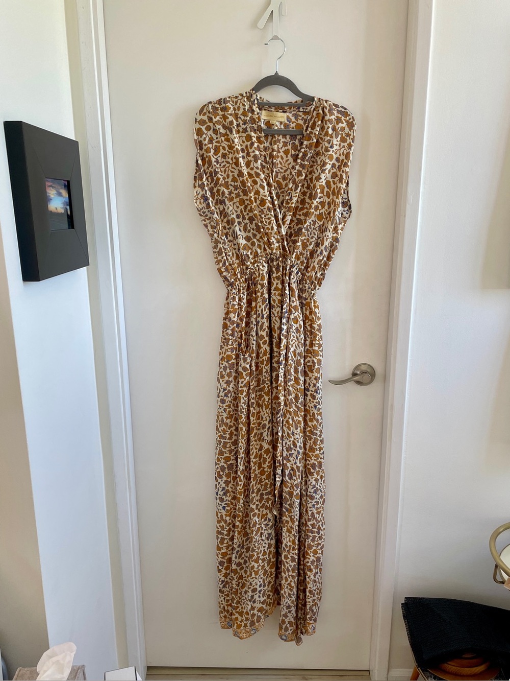 Natalie Martin silk maxi dress